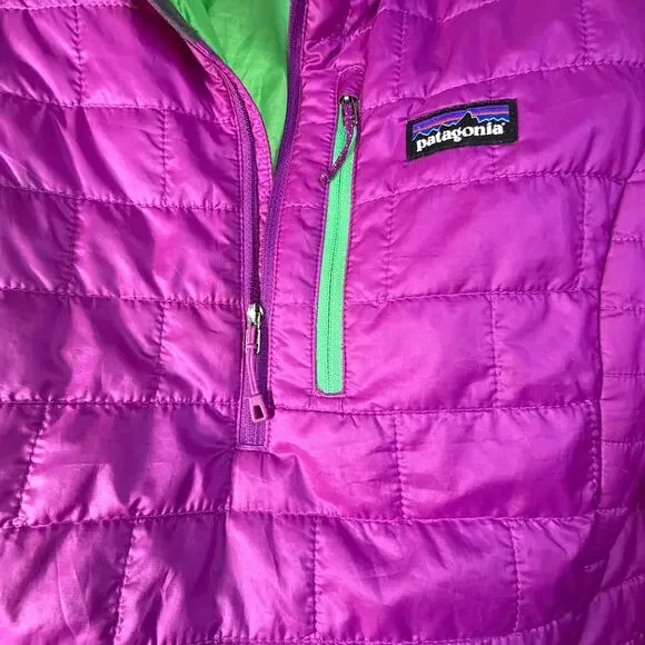 Patagonia Women’s Small Nano Puff Pullover Purple - Picture 3 of 6